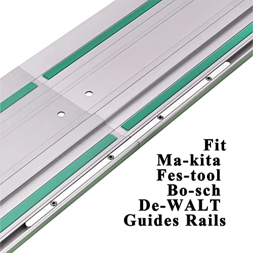 Guide Rail Connector Kit 71358 for Festool Track Saw Long Cuts, 482107 Also Compatible with Makita, Fit for DeWalt, Triton in Integrated Guide Rail - WoodArtSupply