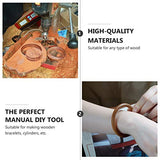 EXCEART 1 Set Bracelet Drill Bit Set Wooden Bracelet Maker Milling Cutter Set High Steel Wood Bracelet Ring Bangle Blades Woodworking Tool Kit for EXCEART