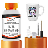 NGOODIEZ Sublimation Coating for Mugs, Ceramic Mugs, Metal Mug, Wood, Glass, Phone Case, Leather, Tumbler - Sublimation Supplies with High Gloss NGOODIEZ