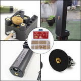 qxayxa 305 Pcs Knurled Thread Insert Nuts, Brass Threaded Inserts, M2 M2.5 M3 Female Thread Heat Set Inserts, Embedment Nuts Inserts Kit Pressed Fit qxayxa