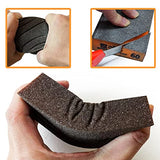 Sanding Sponge, 60 80 120 220 Coarse Medium Fine Grit Sanding Block, Sander Sponges for Drywall Metal, Sandpaper Sponge Sanding Blocks for Wood 4 Pcs S&F STEAD & FAST