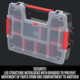 CRAFTSMAN Small Storage Organizer, 10 Compartment, Plastic (CMST14021) Craftsman
