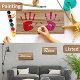 Unfinished Wood Rectangles Blank Wooden Chipboard Thick Carbonized Paulownia Wood Art Boards for Wall Shelf Crafts Painting Home Decorations Door KeaJuidy