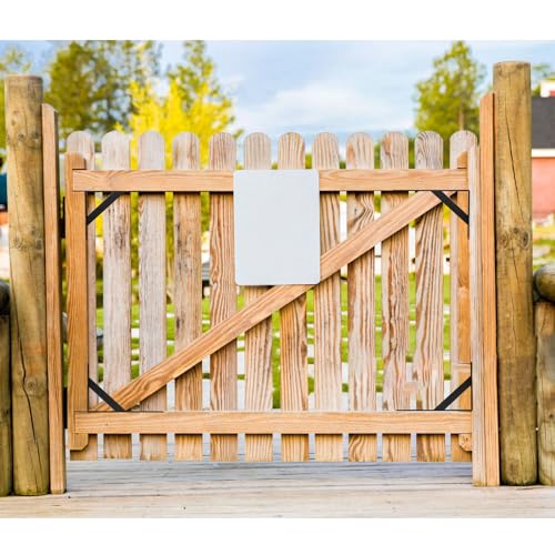 LANMIERT Fence Gate Kit, Anti Sag Gate Kit for Wooden Fence; Heavy Duty Gate Kit with Gate Latch; Gate Hardware for Wooden Gate Fence, Driveway LANMIERT
