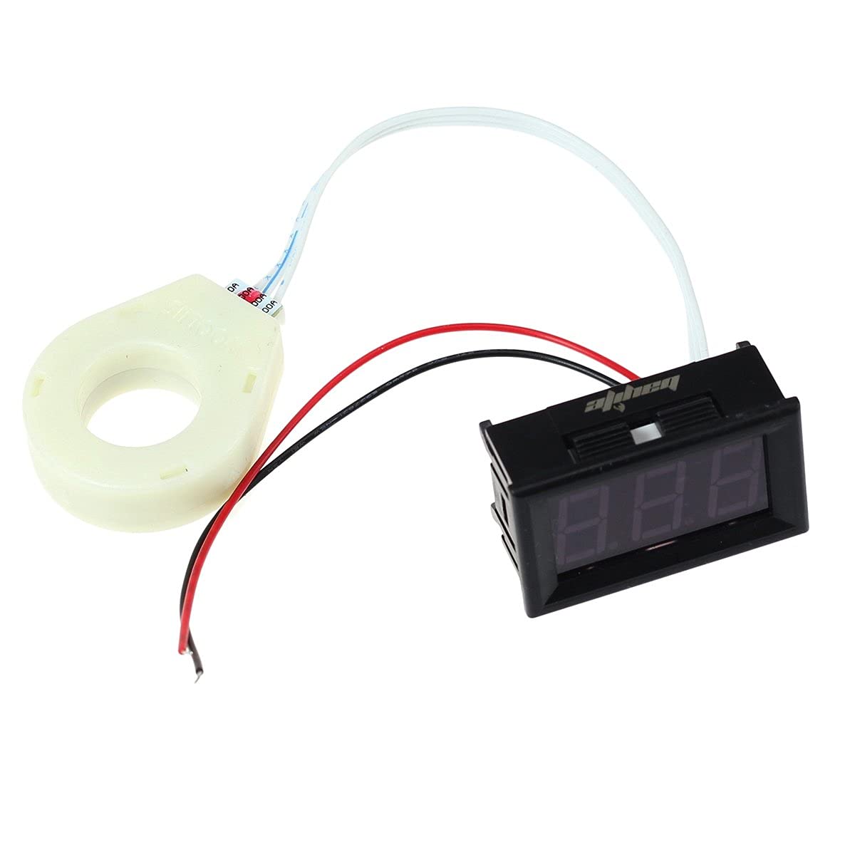 bayite DC 5-120V 100A Mini Digital Current Voltage Amp Meter Ammeter Gauge with Hall Effect Sensor Transformer bayite