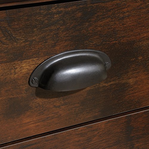 Sauder Harbor View Corner Computer Desk, Curado Cherry finish Sauder