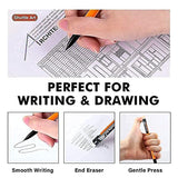 Shuttle Art Erasers and Mechanical Pencils Bundle, Set of 72 Pack Premium White Erasers Bulk + 84 Pack Bulk Mechanical Pencils Shuttle Art