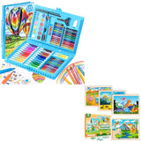 Art Set & 4 Pack Wooden Dinosaur Puzzles for Kids VigorFun