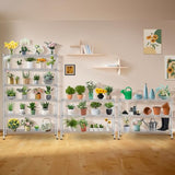 YRLLENSDAN 6000Lbs Capacity Adjustable Storage Shelves Heavy Duty Shelving Unit 6 Tier Metal Shelving with Wheels NSF Wire Shelving (48" W x 18" D x YRLLENSDAN