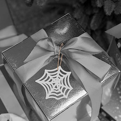 Unfinished Spider Web Wood Spider Web Shaped DIY Wood Halloween Blank Wood with Twines Art Unfinished Ornaments for Halloween Christmas Wedding