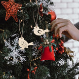 ABOOFAN Birds for Crafts, Birds Unfinished Wood Slices Cutouts Peace Dove Wood Craft Embellishments Blank Wooden Chip for DIY Scrapbooking Wedding ABOOFAN