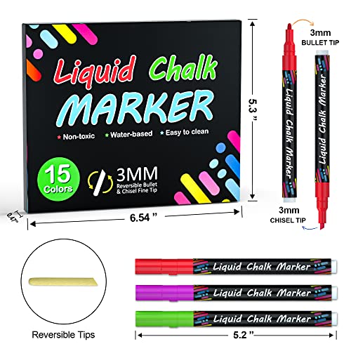 Shuttle Art Fabric Markers Pens, 30 Colors Dual Tip Fabric Markers