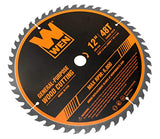 WEN BL1248 12-Inch 48-Tooth Carbide-Tipped Professional Woodworking Saw Blade for Miter Saws and Table Saws,Silver WEN