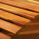 cucunu Chaise Lounge | Rocking Outdoor Lounger Chair Made from Acacia Wood | 330 lbs Capacity Wooden Furniture for Patio, Pool, Sauna cucunu