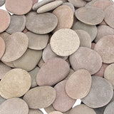 [About 95 PCS - 100 PCS](18 Pounds) Painting Rocks,River Rocks,2.2"-3.5" Craft Rocks,Flat Rocks,DIY Stones,Smooth Rocks,Rock Painting,Rocks for Arts CFKJ