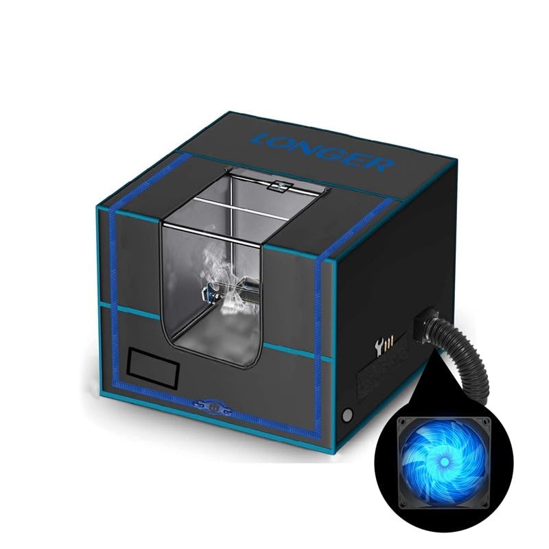LONGER Laser Engraver Large Size Enclosure with Vent, 31 * 28.7 * 20.8 Inches (790 * 730 * 530 MM) For Most Laser Engraving Machine Insulates Against Longer