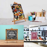 U.S. Art Supply Topanga 31" High Tabletop Wood Folding A-Frame Artist Studio Easel (Pack of 4) - Adjustable Beechwood Tripod Display Stand, Holds Up U.S. Art Supply