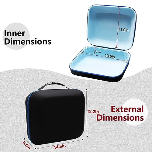 LTGEM Hard Case for Cricut EasyPress 3/2 Smart Heat Press Machine(12 in x 10 in) - Travel Protective Carrying Storage Bag LTGEM