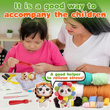 BAGERLA Needle Felting Kit, Wool Felting Beginner Kits Includes 8 Pcs Animal Instructions Felting Pad Needle Felting Basic Tools, Complete Needle BAGERLA