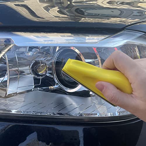 WHLLING Micro Detail Sander with 70PCS Sandpaper-Grit 80 120 180 240 320 400 600, 3.5”x 1”Micro Sanding Tools Detail Sander for Small Projects, WHLLING