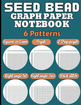 Seed Bead Graph Paper: Multiple Seed Bead Patterns Graph Paper Notebook for Your Beading Project ~ Beading Graph Paper to Create Your Own Beadwork WoodArtSupply