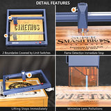 JICCODA L1 5W Laser Engraver Machine,60W DIY Laser Cutter and High Power Laser Engraving Machine for Wood and Metal, Paper, Acrylic,Fabric,Compressed JICCODA