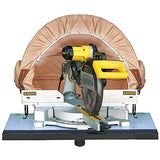 Tredre Lighted Dust Solution for Miter Saws, Wood Work Shop Vacuum System, Accessory Holes, Come with Storage Bag Khaki - 50" L x 30" W x 40" H Tredre
