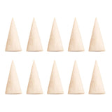ARTIBETTER 10pcs Foam Cones for Crafts DIY Craft Cone Cone Unfinished Cone Ring Holder Handmade Rings Rack Ring Display Cone Wedding Ring Stand Cone ARTIBETTER