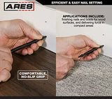 ARES 10016 – Dual Head Combo Nail Setter – Features 1/32-Inch (#1) and 1/16-Inch (#2) Dual Head Design – CNC-Precision Machined - 5000 PSI Striking - WoodArtSupply