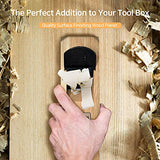 Eutuxia Woodworking Japanese Curved Block Handle Plane 7.25” Manual Planer, Traditional Hand Planer, Specialty Woodwork Handheld Planer Carpenting Eutuxia