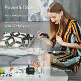 VIVOSUN 400GPH Submersible Pump(1500L/H, 15W), Ultra Quiet Water Pump with 5.2ft High Lift, Fountain Pump with 5ft Power Cord, 3 Nozzles for Fish VIVOSUN