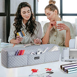 AMOIGEE Padded Dust Cover Compatible with Cricut Maker, Cricut Maker 3, Explore Air 2, Cricut Explore 3 Machine, with Pockets for Cricut Suppliers AMOIGEE