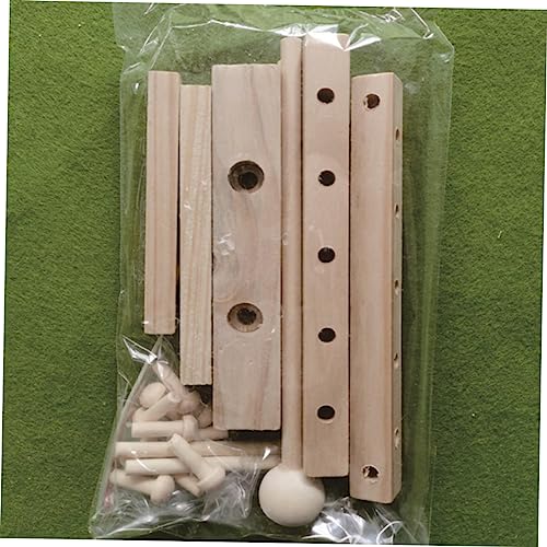 Toyvian Unfinished Xylophone DIY Painting Toy Xylophone Toys Unfinished Painting Toy Wooden Bamboo Crafts