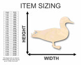 Unfinished Wood Mallard Duck Shape - Animal - Wildlife - Craft - up to 24" DIY 3" / 1/4" 24 Hour Crafts