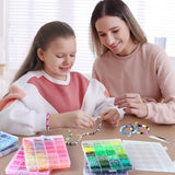 FUNZBO Clay Bead Bracelet Kit - 0.8mm|120M Bracelet String, 15000pcs|144 Colors Clay Beads, Bracelet Making Kit, Friendship Bracelet Kit with Letter FUNZBO