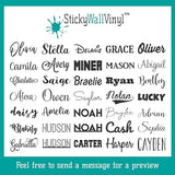 Wood Name Sign, Personalized Wood Letters, Custom Name Sign, Name Sign for Nursery, Baby Name, Choice of 35 Fonts and Size WallTag