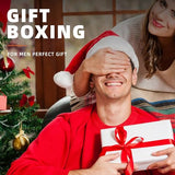 Zitahli Slim Wallet for Men Gifts 12 Card Slots ID Window With Money Clip Minimalist RFID Front Pocket Bifold Leather Small Thin Gift Box Dad Zitahli