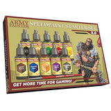 The Army Painter Speedpaint Starter Set 2.0-10x18ml Speed Model Paint Kit Pre-Loaded with Mixing Balls and 1 Brush- Base, 1 Painting Guide - Model The Army Painter