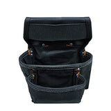 CLC Custom Leathercraft 5605 Professional Carpenters Combo Tool Belt, Black, 18 Pocket Custom Leathercraft