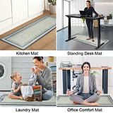 KIMODE Anti Fatigue Kitchen Mat 2PCS,Non-Skid Waterproof Kitchen Rugs,Farmhouse Kitchen Mat for Floor,Cushioned Comfort Foam Standing Mat for KIMODE