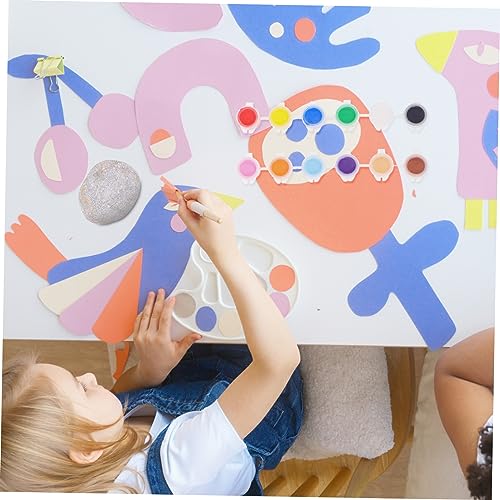 KALLORY 10pcs Painting Pebbles River Polished Pebbles Smooth Rocks for Painting Rock Painting for Kids Painting Rocks for Kids Bundle River Painted KALLORY