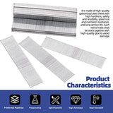 Glarks 5000Pcs 18 Gauge Galvanized 5/8 inch Brad Nails Straight Finishing Nails for Electric Pneumatic Brad Nailer Gun, Molding Cabinetry Building Glarks