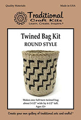 Traditional Craft Kits Twined Bag Kit - Round Style Traditional Craft Kits