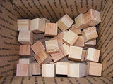 3-Inch Natural Unfinished Wood Blocks - Set of 96 (Ninety six) Wooden Cubes (Each is 3 Inches Square) Steve's Gift Shoppe