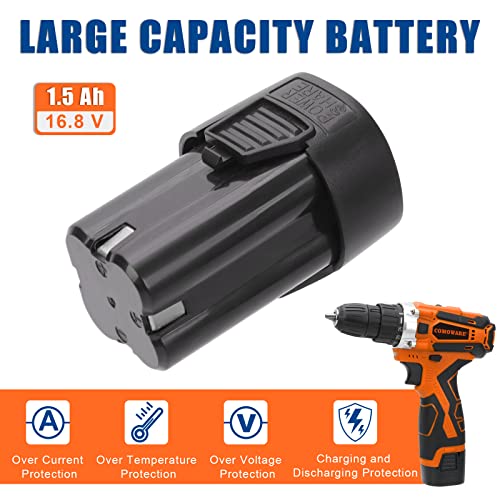 COMOWARE 16.8V Cordless Drill Set Combo Kit, 153 Pcs Tool Kit for Home, Professional Household Tool Sets for Men, Basic Tool Kit with Power Drill, COMOWARE
