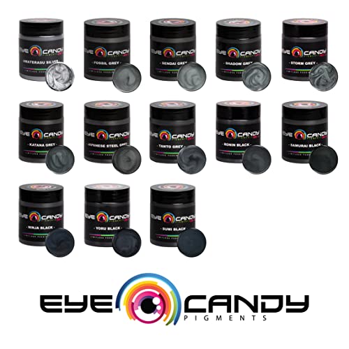 Eye Candy Premium Mica Powder Pigment “Shadow Grey” (50g) Multipurpose DIY Arts and Crafts Additive | Epoxy, Resin, Bath Bombs, Paint, Soap, Nail - WoodArtSupply