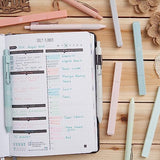 BLIEVE - Aesthetic Highlighters and Gel Pens With Soft Ink And Tip, No Bleed Dry Fast Easy to Hold, for Bible Journaling Planner Notes School Office BLIEVE