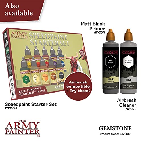 The Army Painter Warpaint Air Metallics Gemstone - Acrylic Non-Toxic Heavily Pigmented Water Based Paint for Tabletop Roleplaying, Boardgames, and - WoodArtSupply