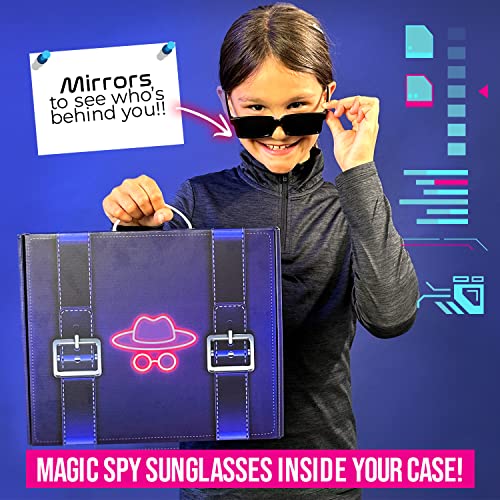 GirlZone Ultimate Secret Agent Writing Set, Exciting Spy Kit and Fun Stationery Set with Spy Pen Toy, Stationery Paper and Envelopes Set for Spy - WoodArtSupply