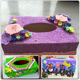 Operitacx Unfinished Wood Tissue Box Cover 5Pcs DIY Blank Wooden Napkin Box Rectangle Tissue Dispenser Box Cover for Arts Crafts Home Decoration Operitacx